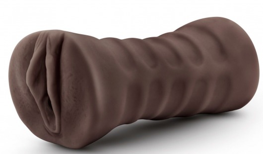 Коричневый мастурбатор-вагина Hot Chocolate Brianna - Blush Novelties - в Балашихе купить с доставкой
