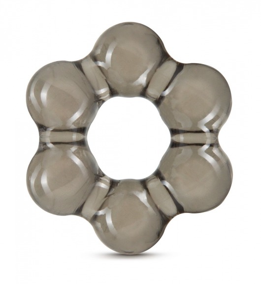 Дымчатое эрекционное кольцо Stay Hard Thick Bead Cock Ring - Blush Novelties - в Балашихе купить с доставкой