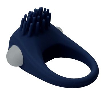 Синее эрекционное виброкольцо STIMU RING - Dream Toys - в Балашихе купить с доставкой