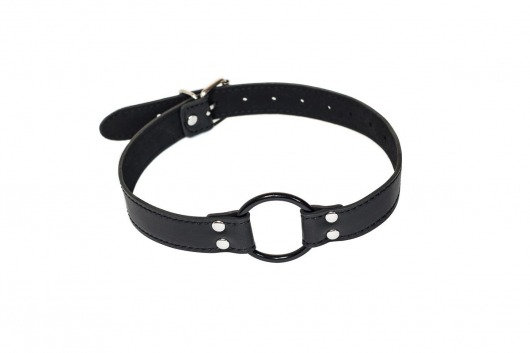 Черный кляп-кольцо Modesty - Lola Games - купить с доставкой в Балашихе