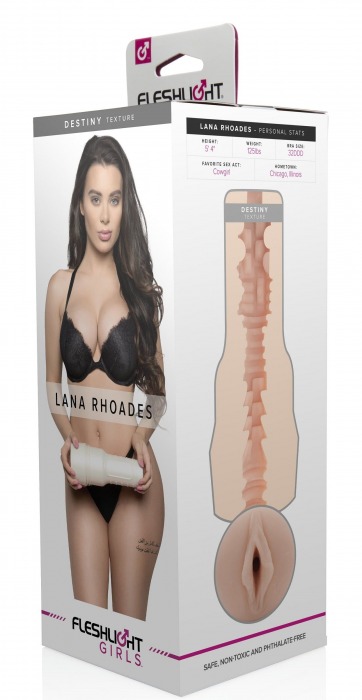 Мастурбатор-вагина Fleshlight Girls - Lana Rhoades Destiny - Fleshlight - в Балашихе купить с доставкой