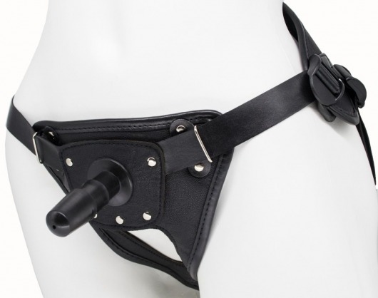 Черный пояс для насадок BEST CLASS STRAP - LOVETOY (А-Полимер) - купить с доставкой в Балашихе