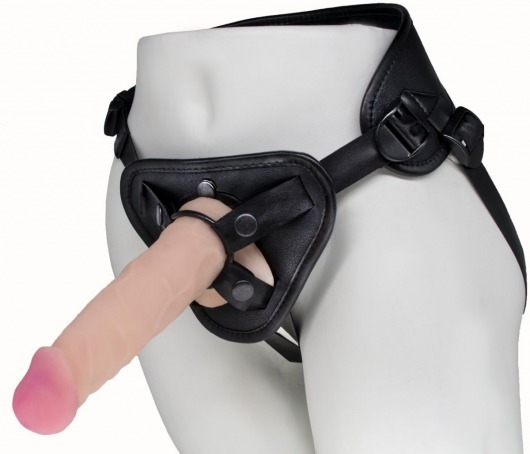 Пояс харнесс BEST UNI strap с 2 сменными насадками - 18,5 и 16 см. - LOVETOY (А-Полимер) - купить с доставкой в Балашихе
