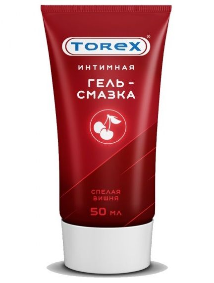 Смазка на водной основе TOREX  Спелая вишня  - 50 мл. - Torex - купить с доставкой в Балашихе