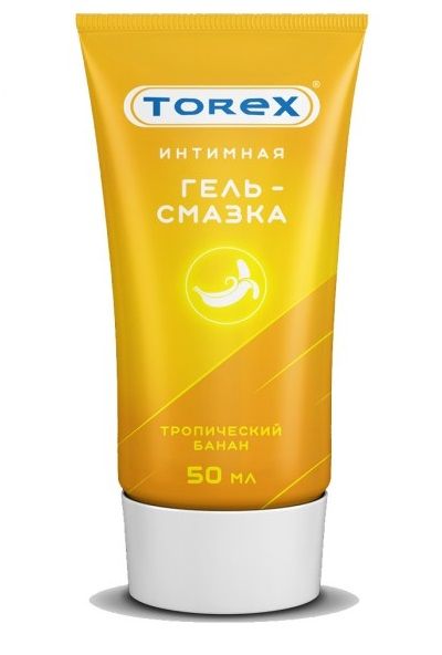 Смазка на водной основе TOREX  Тропический банан  - 50 мл. - Torex - купить с доставкой в Балашихе