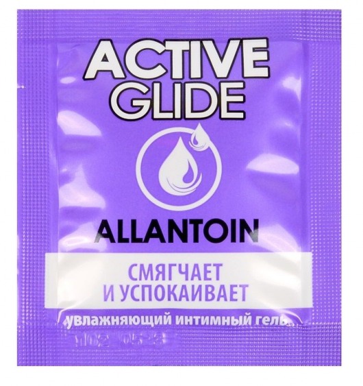 Лубрикант на водной основе Active Glide с аллантоином - 3 гр. - Биоритм - купить с доставкой в Балашихе