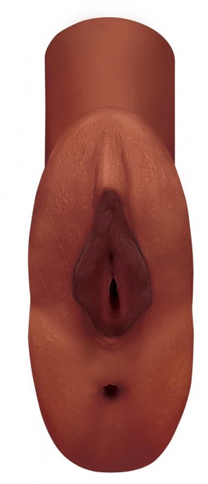 Коричневый мастурбатор Perfect Pussy Double Stroker - Pipedream - в Балашихе купить с доставкой