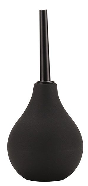 Черный анальный душ ANAL DOUCHE с прямым наконечником - Dream Toys - купить с доставкой в Балашихе
