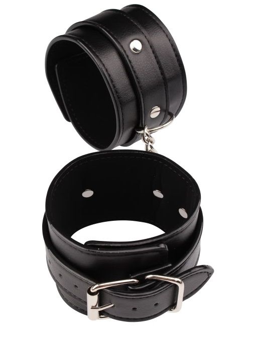 Черные оковы Classic Ankle Cuffs - Chisa - купить с доставкой в Балашихе