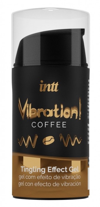 Жидкий интимный гель с эффектом вибрации Vibration! Coffee - 15 мл. - INTT - купить с доставкой в Балашихе