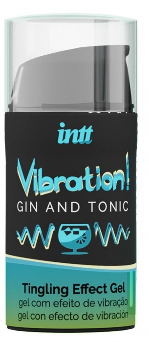 Жидкий интимный гель с эффектом вибрации Vibration! Gin   Tonic - 15 мл. - INTT - купить с доставкой в Балашихе