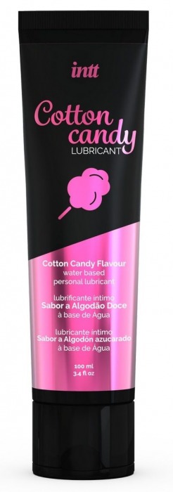 Интимный гель на водной основе Cotton Candy Lubricant - 100 мл. - INTT - купить с доставкой в Балашихе