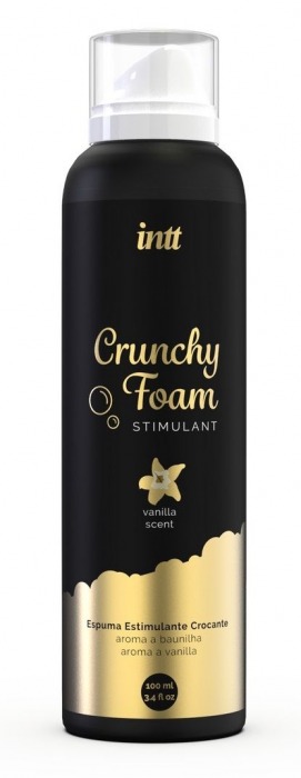 Пенка для массажа Crunchy Foam Stimulant Vanilla - 100 мл. - INTT - купить с доставкой в Балашихе