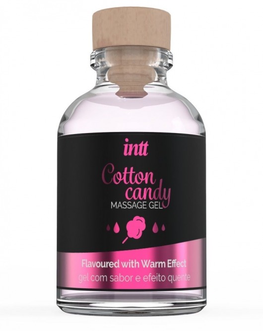 Массажный гель с согревающим эффектом Cotton Candy - 30 мл. - INTT - купить с доставкой в Балашихе