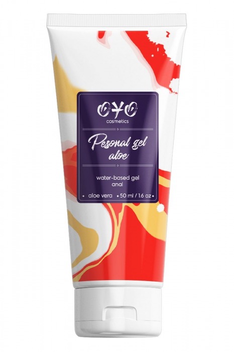 Анальная смазка на водной основе OYO Personal Gel Aloe - 50 мл. - OYO - купить с доставкой в Балашихе