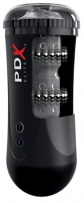 Черный автоматический мастурбатор-ротик Moto Stroker - Pipedream - в Балашихе купить с доставкой