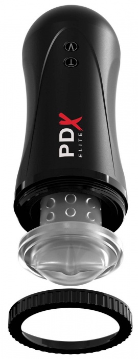 Черный автоматический мастурбатор-ротик Moto Stroker - Pipedream - в Балашихе купить с доставкой