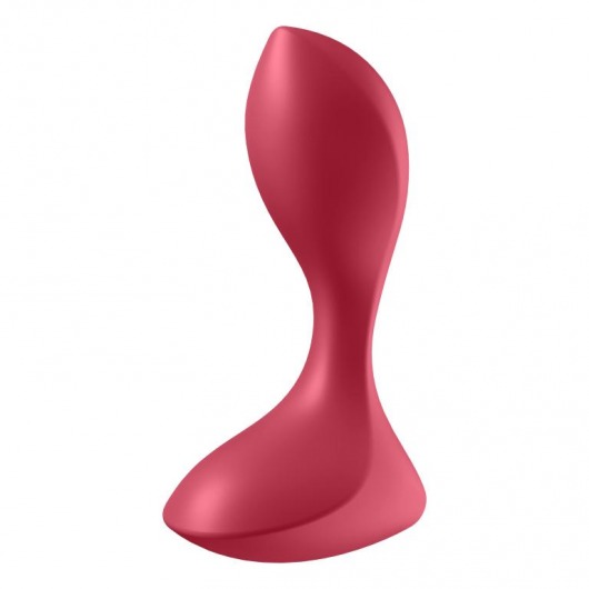 Красный вибромассажёр простаты Satisfyer Backdoor Lover - 14 см. - Satisfyer - в Балашихе купить с доставкой