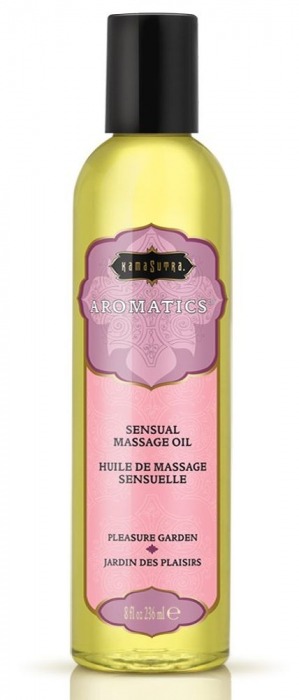 Массажное масло с цветочным ароматом Pleasure Garden - 236 мл. - Kama Sutra - купить с доставкой в Балашихе