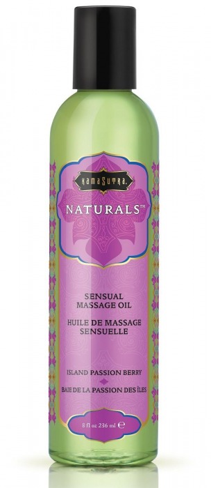 Массажное масло Naturals Island Passion Berry с ароматом тропических фруктов - 236 мл. - Kama Sutra - купить с доставкой в Балашихе