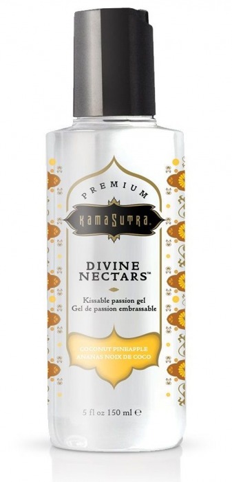 Гель-лубрикант на водной основе Divine Nectars Vanilla с ароматом ванили - 150 мл. - Kama Sutra - купить с доставкой в Балашихе