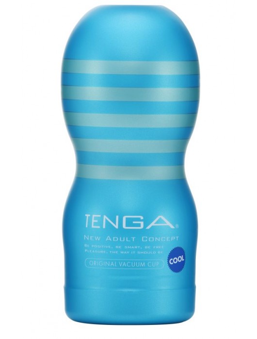 Мастурбатор с охлаждающей смазкой TENGA Original Vacuum Cup Cool - Tenga - в Балашихе купить с доставкой