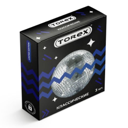 Гладкие презервативы Torex Party  Классические  - 3 шт. - Torex - купить с доставкой в Балашихе