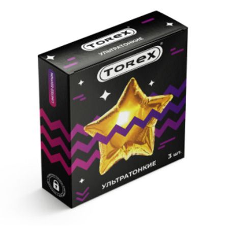 Презервативы Torex Party  Ультратонкие  - 3 шт. - Torex - купить с доставкой в Балашихе