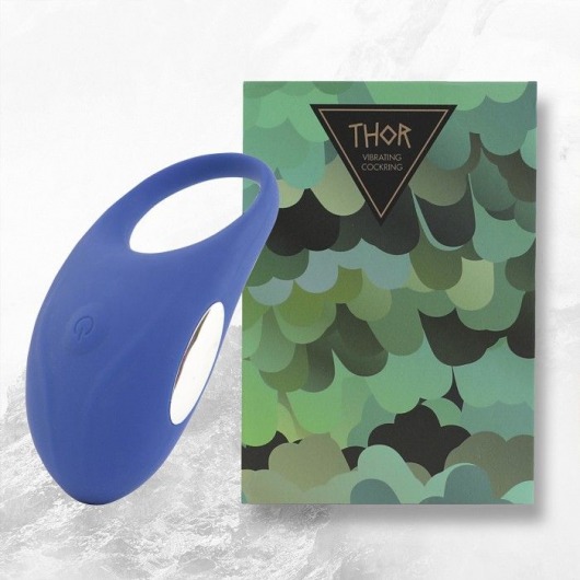 Синее кольцо с вибрацией Thor Cockring - FeelzToys - в Балашихе купить с доставкой
