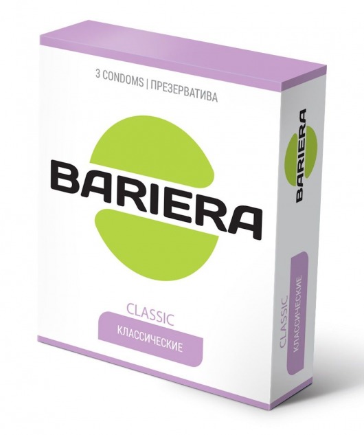 Классические презервативы Bariera Classic - 3 шт. - Bariera - купить с доставкой в Балашихе