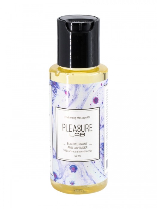 Массажное масло Pleasure Lab Enchanting с ароматом черной смородины и лаванды - 50 мл. - Pleasure Lab - купить с доставкой в Балашихе