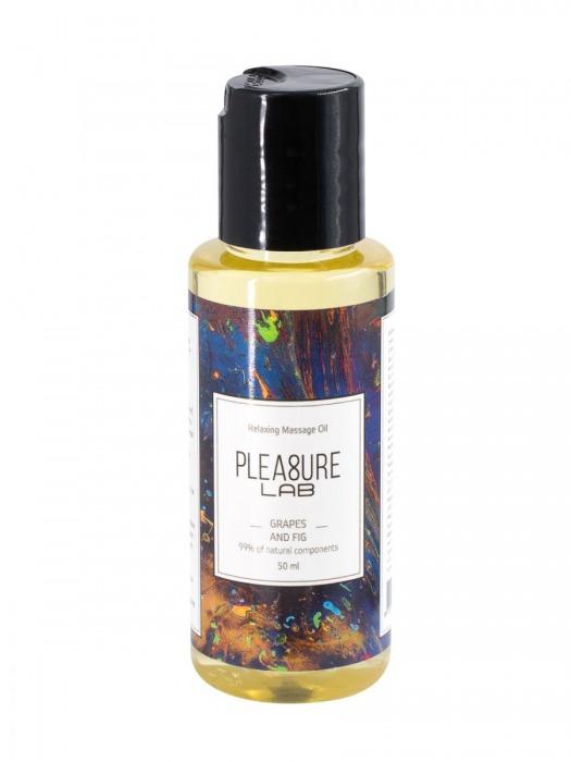 Массажное масло Pleasure Lab Relaxing с ароматом винограда и инжира - 50 мл. - Pleasure Lab - купить с доставкой в Балашихе