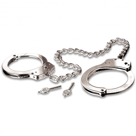 Металлические наручники Metal Leg Cuffs - Pipedream - купить с доставкой в Балашихе