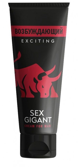 Возбуждающий крем для мужчин Sex Gigant - 80 мл. - Миагра - купить с доставкой в Балашихе