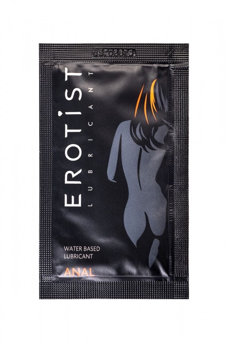 Пробник лубриканта на водной основе Erotist Anal - 4 мл. - Erotist Lubricants - купить с доставкой в Балашихе