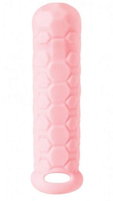Розовый фаллоудлинитель Homme Long - 15,5 см. - Lola Games - в Балашихе купить с доставкой