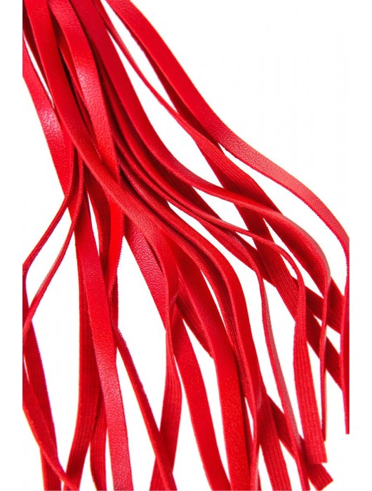 Красно-черный флоггер Anonymo - 28 см. - ToyFa - купить с доставкой в Балашихе