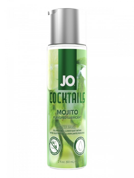 Вкусовой лубрикант на водной основе JO Cocktails Mojito - 60 мл. - System JO - купить с доставкой в Балашихе