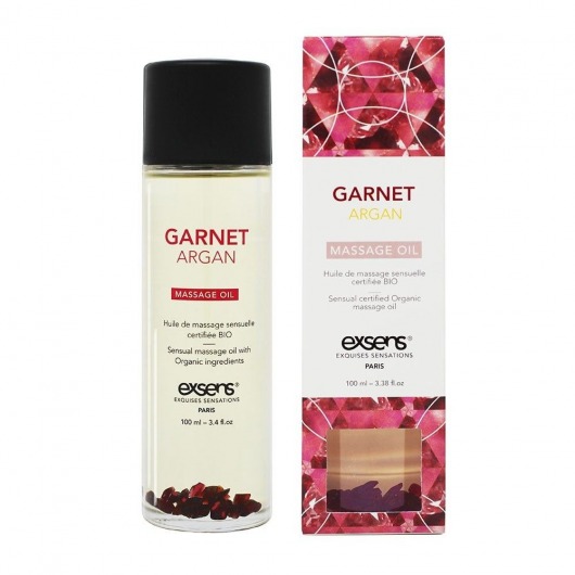 Органическое массажное масло GARNET ARGAN - 100 мл. - Exsens - купить с доставкой в Балашихе