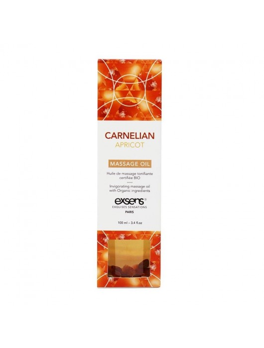 Органическое массажное масло CARNELIAN APRICOT - 100 мл. - Exsens - купить с доставкой в Балашихе