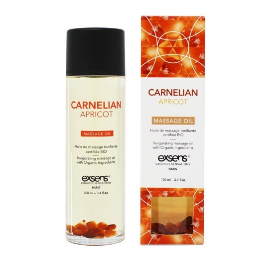 Органическое массажное масло CARNELIAN APRICOT - 100 мл. - Exsens - купить с доставкой в Балашихе