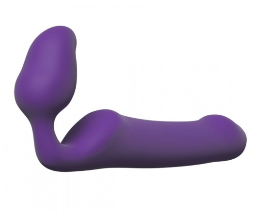 Фиолетовый безремневой страпон Queens L - Adrien Lastic - купить с доставкой в Балашихе