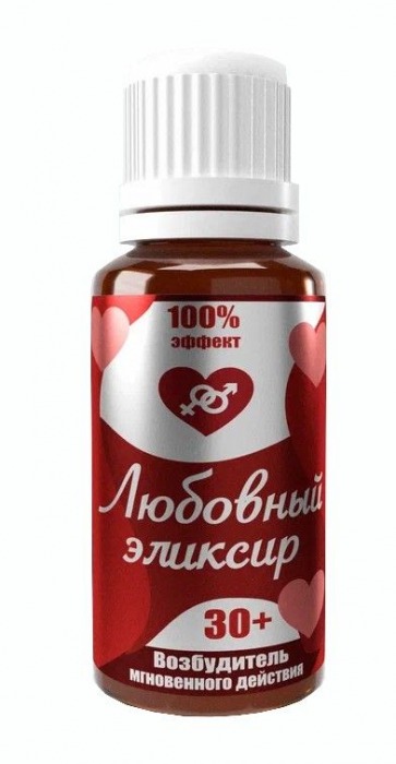 Возбудитель  Любовный эликсир 30+  - 20 мл. - Миагра - купить с доставкой в Балашихе