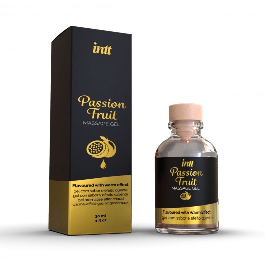 Массажный гель с ароматом маракуйи Passion Fruit - 30 мл. - INTT - купить с доставкой в Балашихе