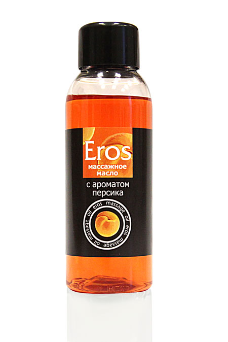 Массажное масло Eros exotic с ароматом персика - 50 мл. - Биоритм - купить с доставкой в Балашихе