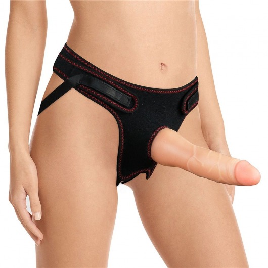 Женский страпон Easy Strapon Set 7.5 - 19 см. - Lovetoy - купить с доставкой в Балашихе