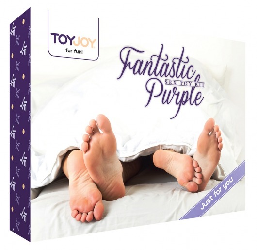 Эротический набор FANTASTIC PURPLE SEX TOY KIT - Toy Joy - купить с доставкой в Балашихе
