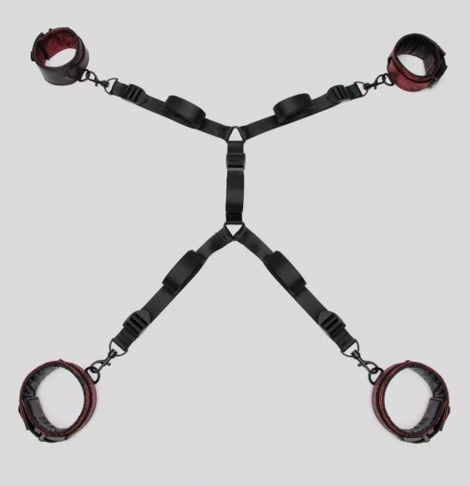 Изысканный набор фиксаций на кровати Reversible Under Mattress Restraint Set - Fifty Shades of Grey - купить с доставкой в Балашихе