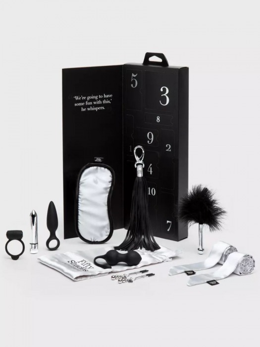 Эротический набор Pleasure Overload 10 Days of Play Gift Set - Fifty Shades of Grey - купить с доставкой в Балашихе