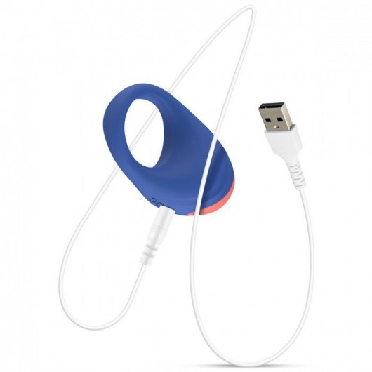 Синее эрекционное кольцо RRRING Dinner Date Cock Ring - FeelzToys - в Балашихе купить с доставкой